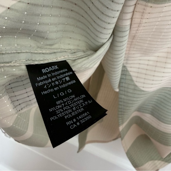 Roark Run Amok Bless Up Short Sleeve Trail Shirt Top in Olive - Picture 10 of 11